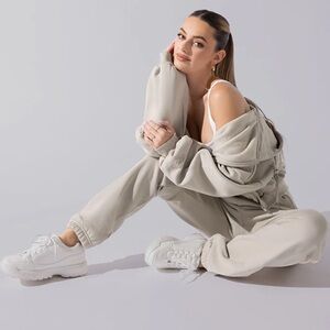 Popflex Cloud Rollover Sweatpant - Seashell XL NWT